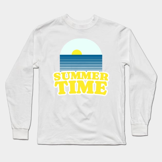 summer time Long Sleeve T-Shirt by SiniDesignStudio